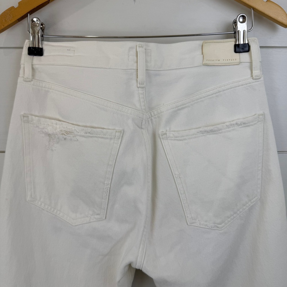 Citizens of Humanity Emery High Rise Relaxed Crop MOONSTONE Distressed Jeans 25 - Picture 9 of 15